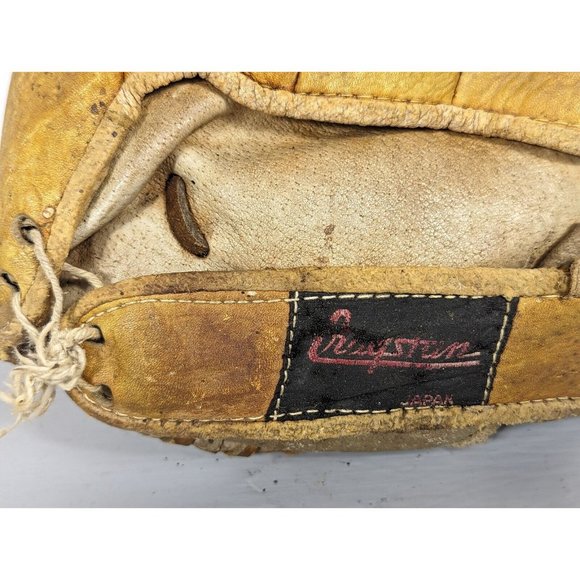 Vtg Leather Cragstin Japan Baseball Glove - Child's Left Hand 1960's - Picture 3 of 6